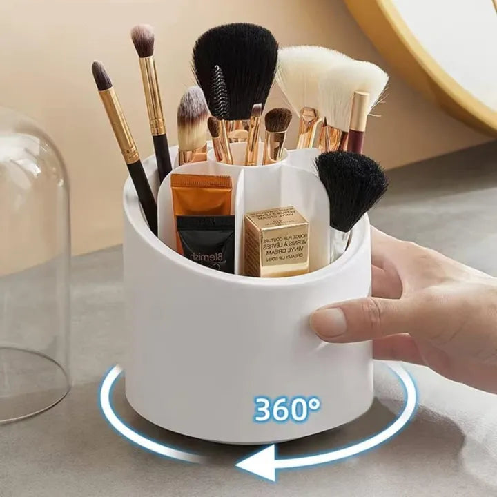 360° Rotating Base Makeup Brush Holder