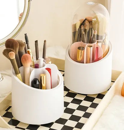360° Rotating Base Makeup Brush Holder