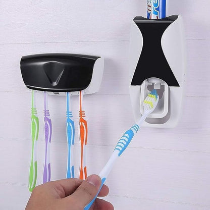 Toothpaste Dispenser With Holder