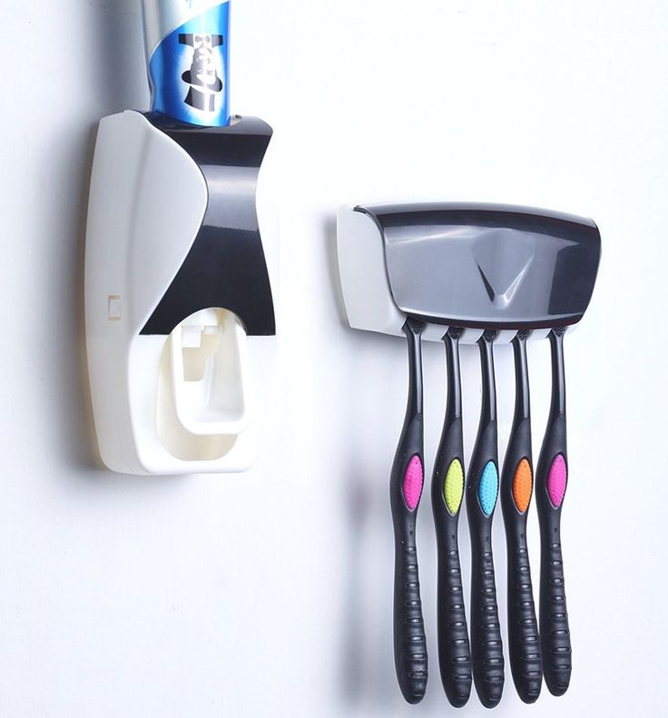 Toothpaste Dispenser With Holder