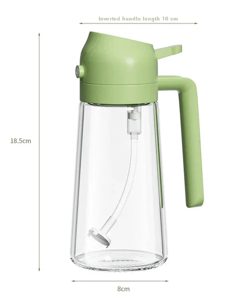 2 in 1 Leakproof Oil Dispenser Bottle for kitchen (500ML)