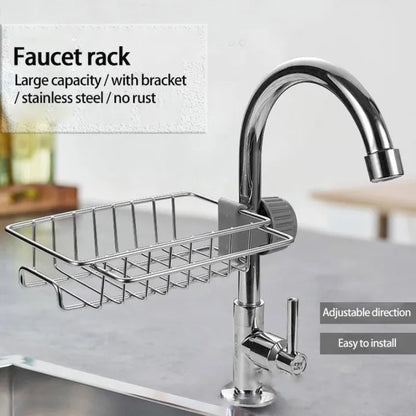 Stainless Steel Faucet Rack