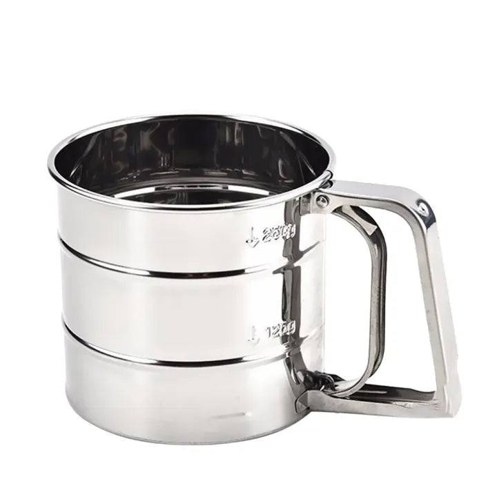 Stainless steel flour sifter strainer
