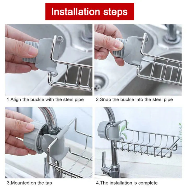 Stainless Steel Faucet Rack