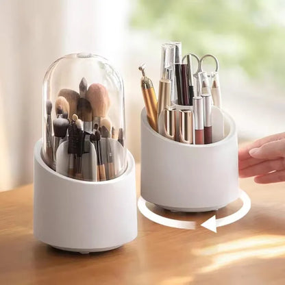 360° Rotating Base Makeup Brush Holder
